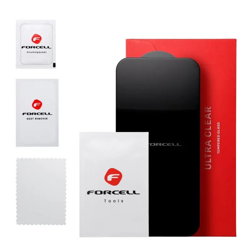 Zastitno staklo Forcell ULTRA CLEAR za Iphone 16 Pro Max / 17 Pro Max (6.9) crna