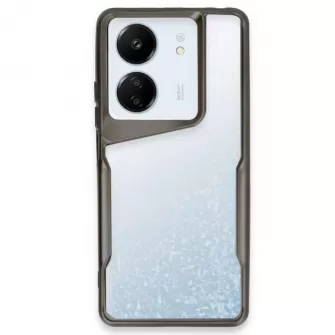 Futrola Transparent silikon sa Okvirom za Realme 11 Pro 5G zlatna