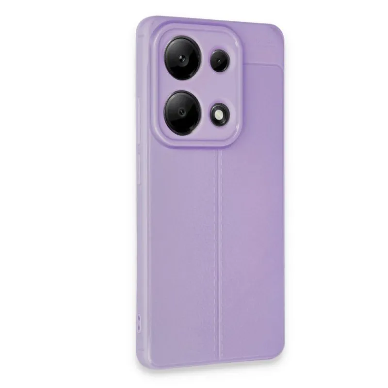 Silikonska futrola IMITACIJA KOZE NO4 za Samsung A155 Galaxy A15 lila