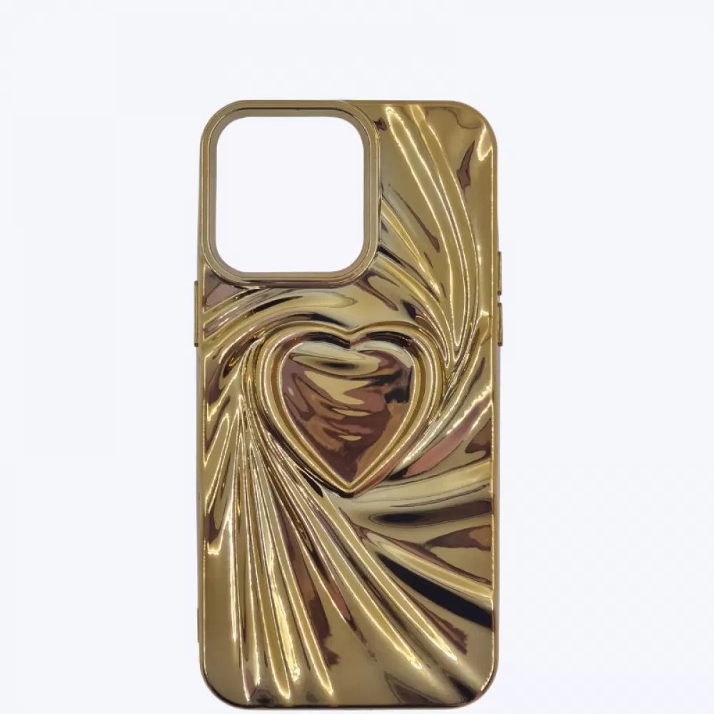 Futrola 3D HART No1 za iPhone 14 Pro Max (6.7) zlatna