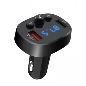 XO transmiter FM BCC03 bluetooth MP3 auto punjac 18W crni
