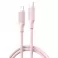 XO kabal NB-Q265A PD USB-C - Lightning 1,0m 27W roze