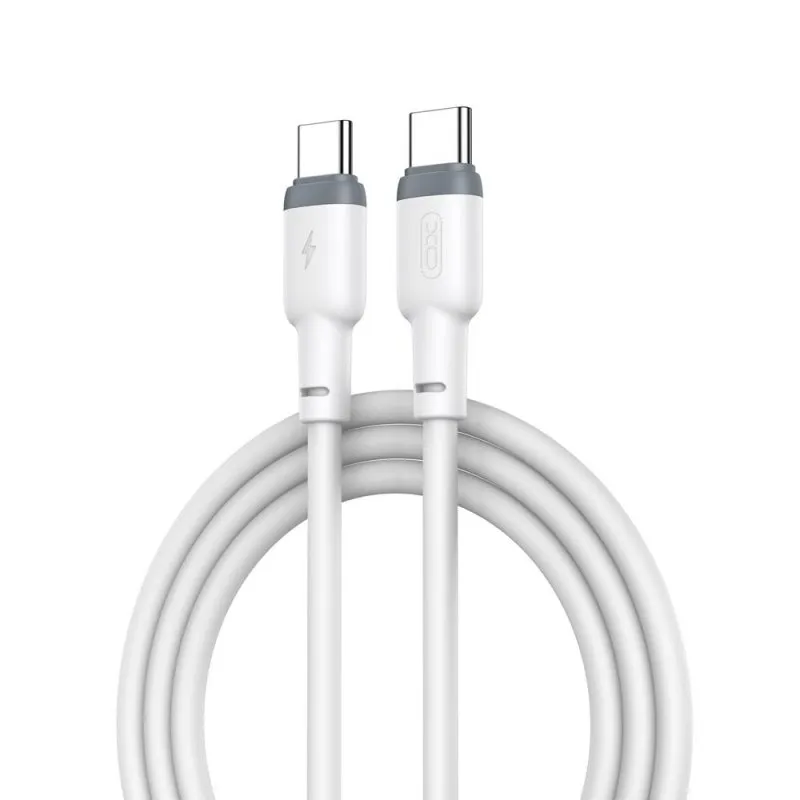 XO kabal NB208B PD USB-C - USB-C 1,0m 60W beli