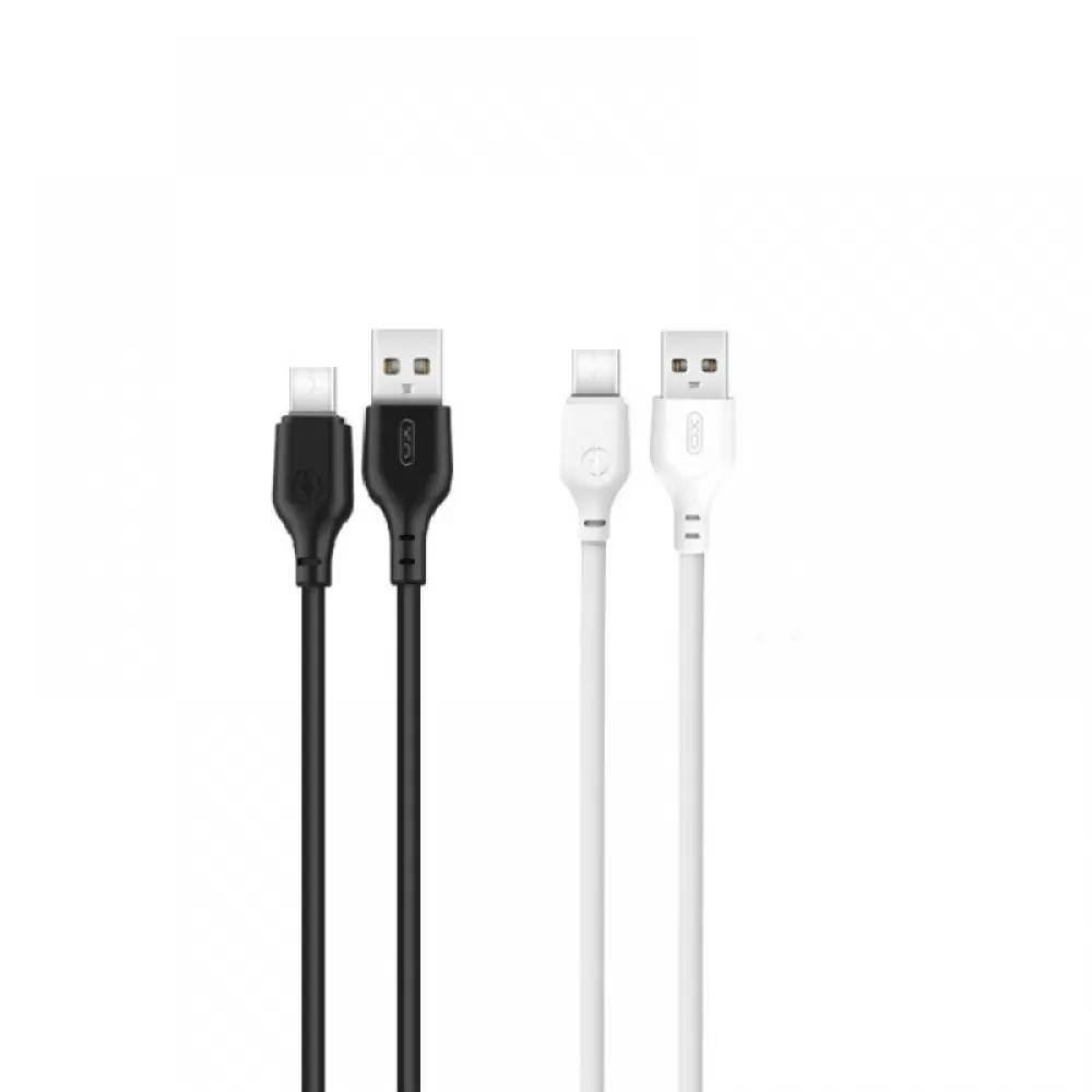 XO kabal NB103 USB - USB-C 1,0 m 2,1A crni 30 kom / beli 20 kom set (50 kom)