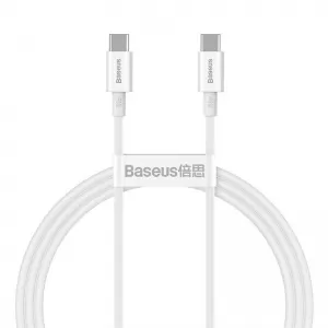 USB kabal Baseus Superior PD USB-C na USB-C 1m 100W beli