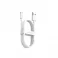 USB kabal Baseus Simple Wisdom USB na microUSB 1,5m 2,1A beli