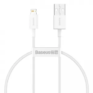 USB kabal Baseus Superior USB na Lightning 0,25m 2,4A beli