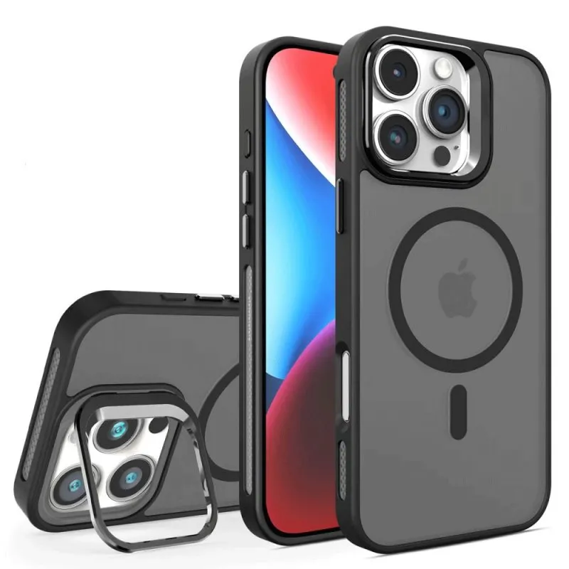 Futrola MATT MAGSAFE 2in1 za iPhone 16 Pro (6.3) crna