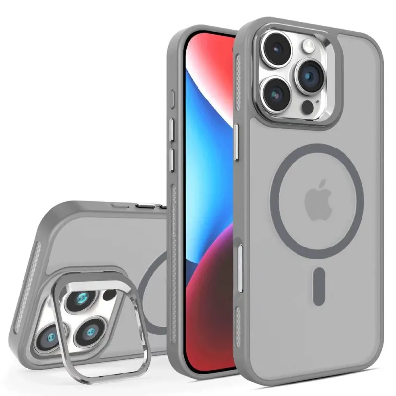 Futrola MATT MAGSAFE 2in1 za iPhone 16 (6.1) siva