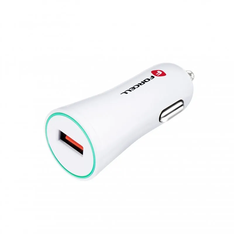 Auto punjac FORCELL F-ENERGY TFK-CC-095 USB A QC3.0 2,4A beli