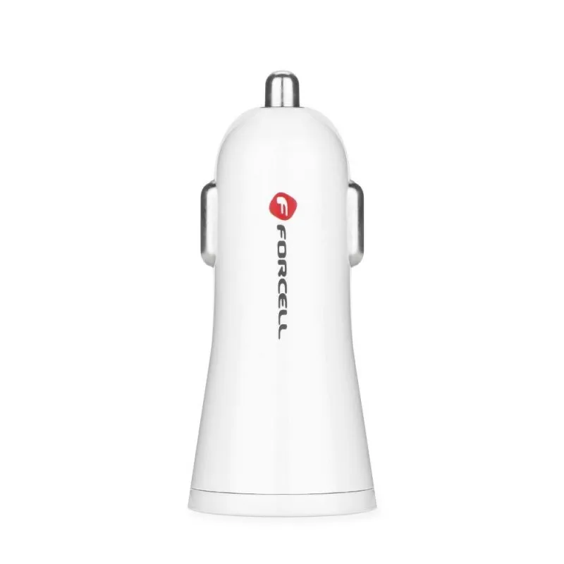 Auto punjac FORCELL F-ENERGY TFK-CC-095 USB A QC3.0 2,4A beli