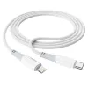 USB kabal HOCO. X70 3A Type C na Lightning 1m beli