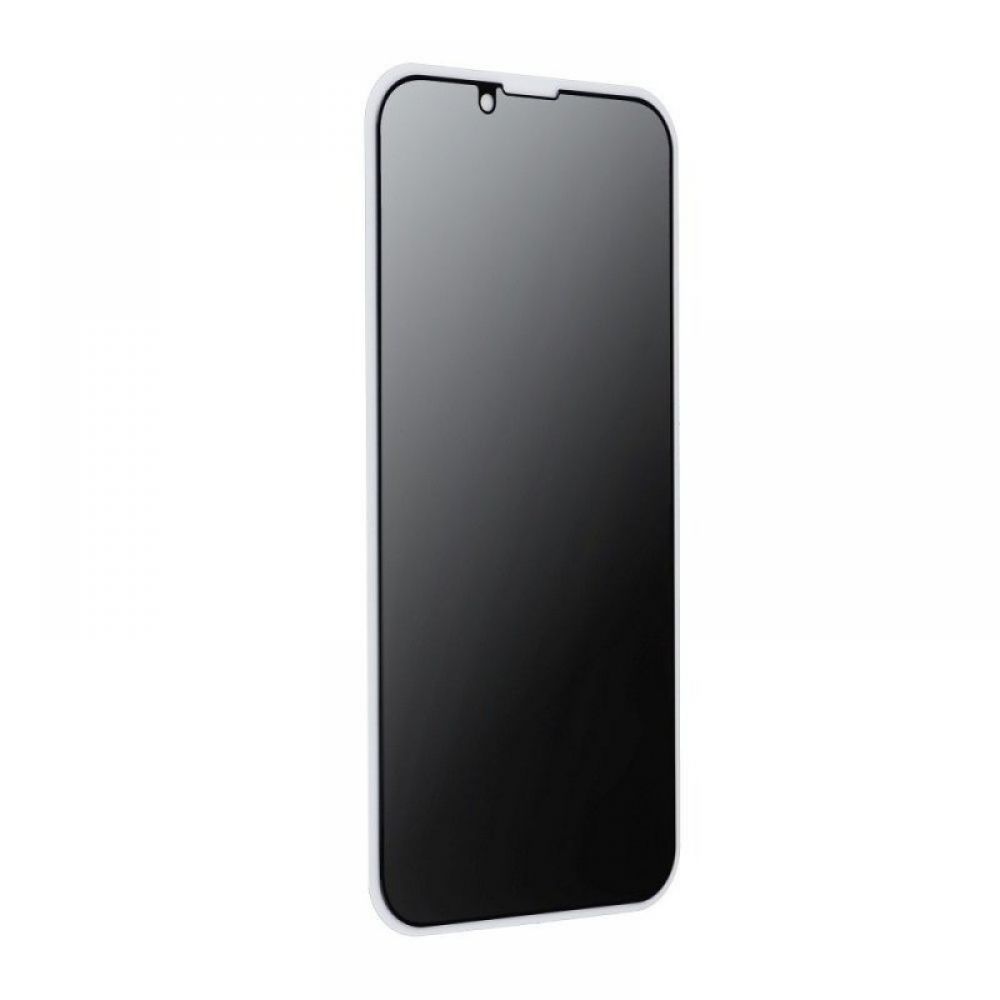 Zastitno staklo 5D (Privacy) za iPhone 16 Pro / 17 / 17 Pro (6.3) crno