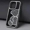 Futrola TEDDY BEAR za Samsung S24 srebrna