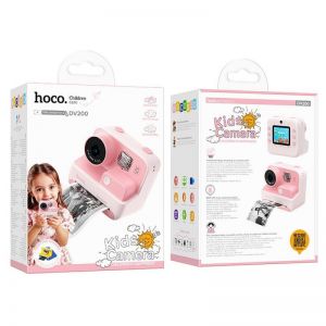 Digitalna decija kamera sa printerom HOCO. DV200 roze