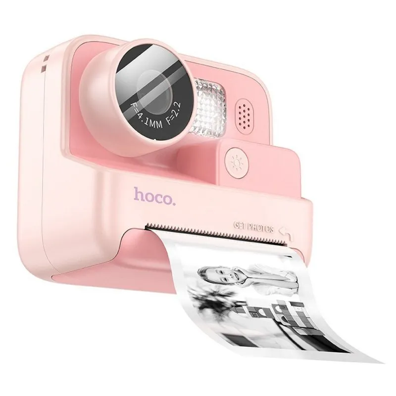 Digitalna decija kamera sa printerom HOCO. DV200 roze
