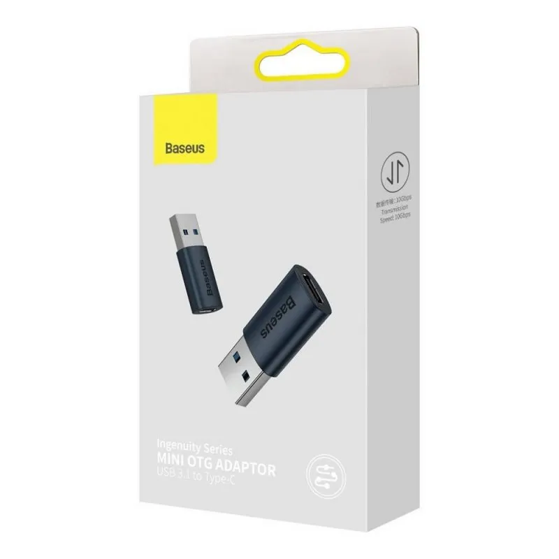 Baseus adapter USB-A 3.1 na USB-C plavi OTG