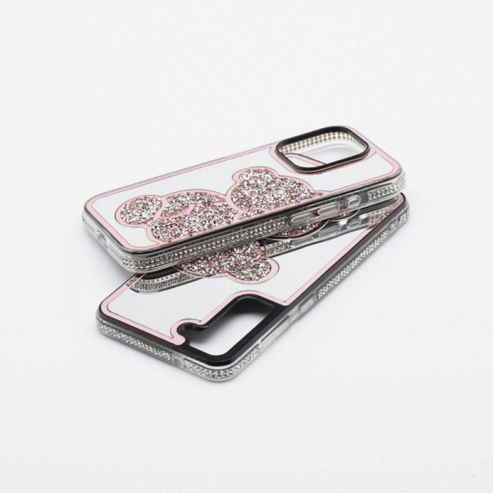 Futrola TEDDY BEAR za Samsung S25 Ultra roze