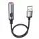 HOCO upaljac za automobil za USB A UA30 0.3 m crni