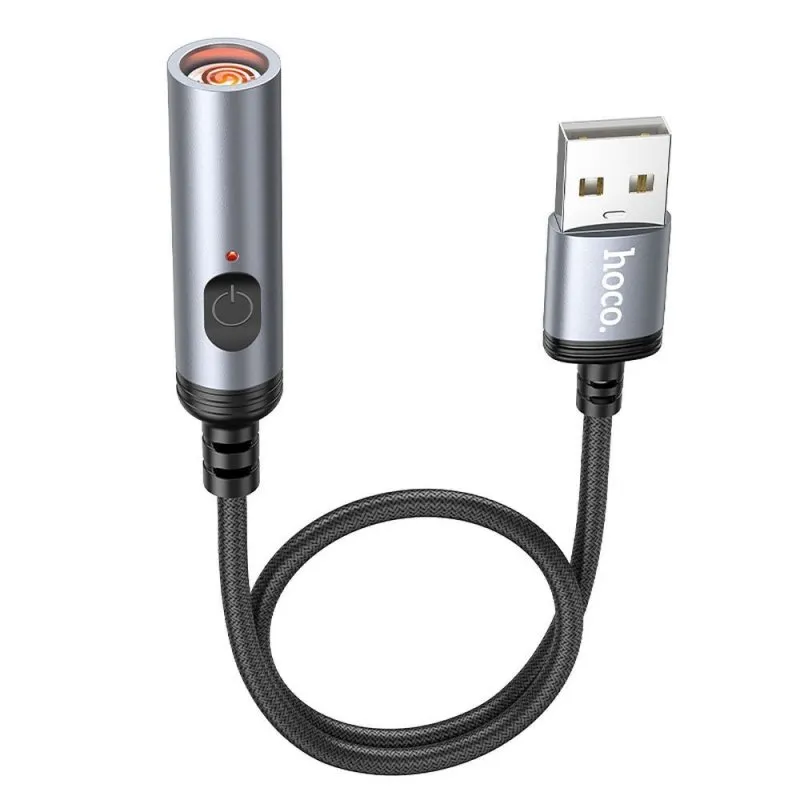 HOCO upaljac za automobil za USB A UA30 0.3 m crni