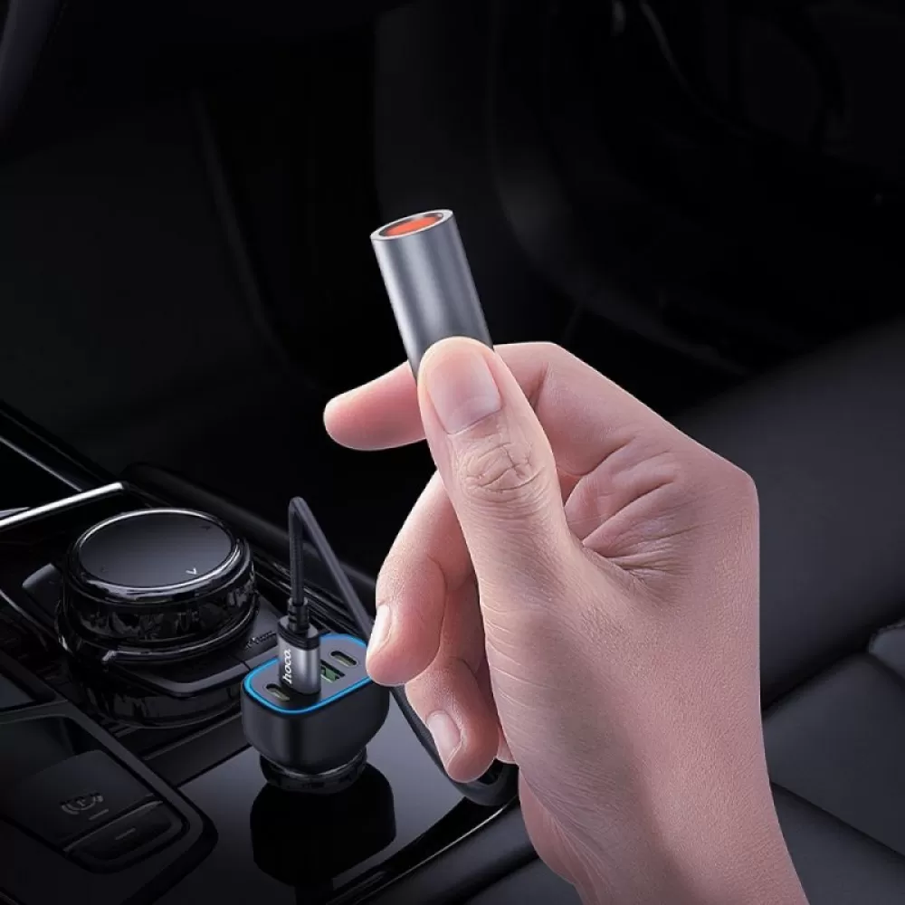 HOCO upaljac za automobil za USB A UA30 0.3 m crni