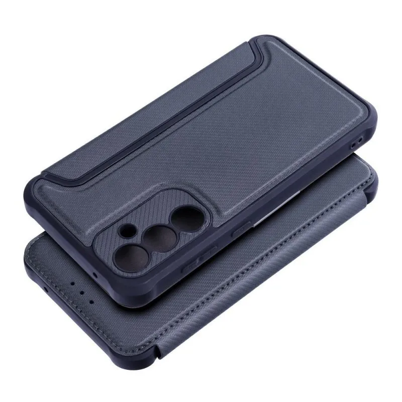 Futrola flip RAZOR BOOK (Smart Carbon case) za Samsung Galaxy A16 4G / A16 5G plava