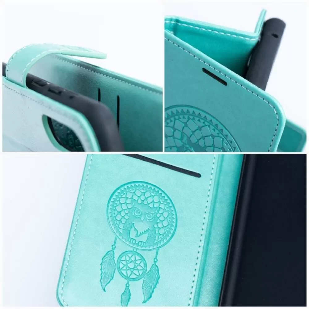 Futrola flip MEZZO BOOK za Samsung S25 dreamcatcher zelena