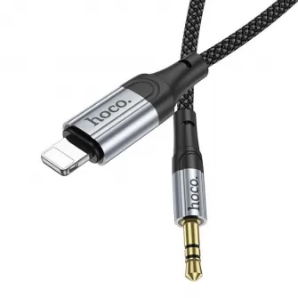 HOCO AUX kabl Lightning (muski) na Jack 3.5 mm (muski) UPA26 1 m crni
