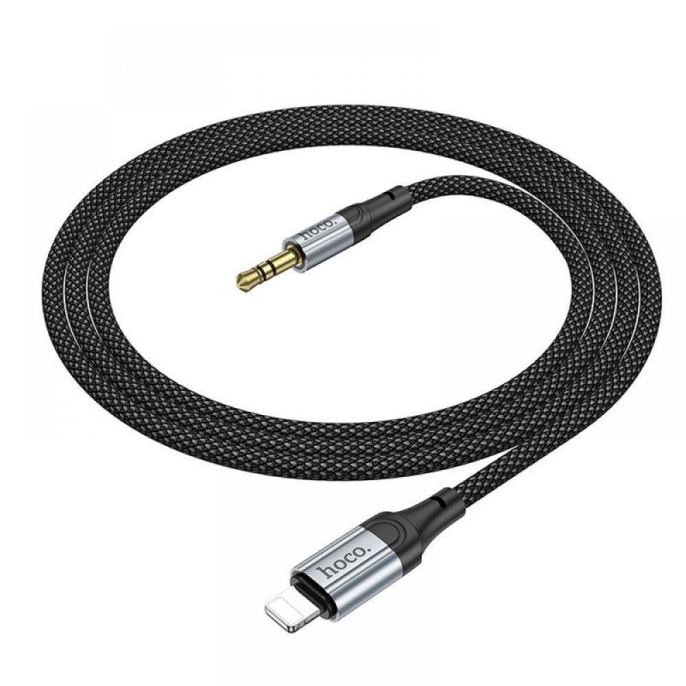 HOCO AUX kabl Lightning (muski) na Jack 3.5 mm (muski) UPA26 1 m crni
