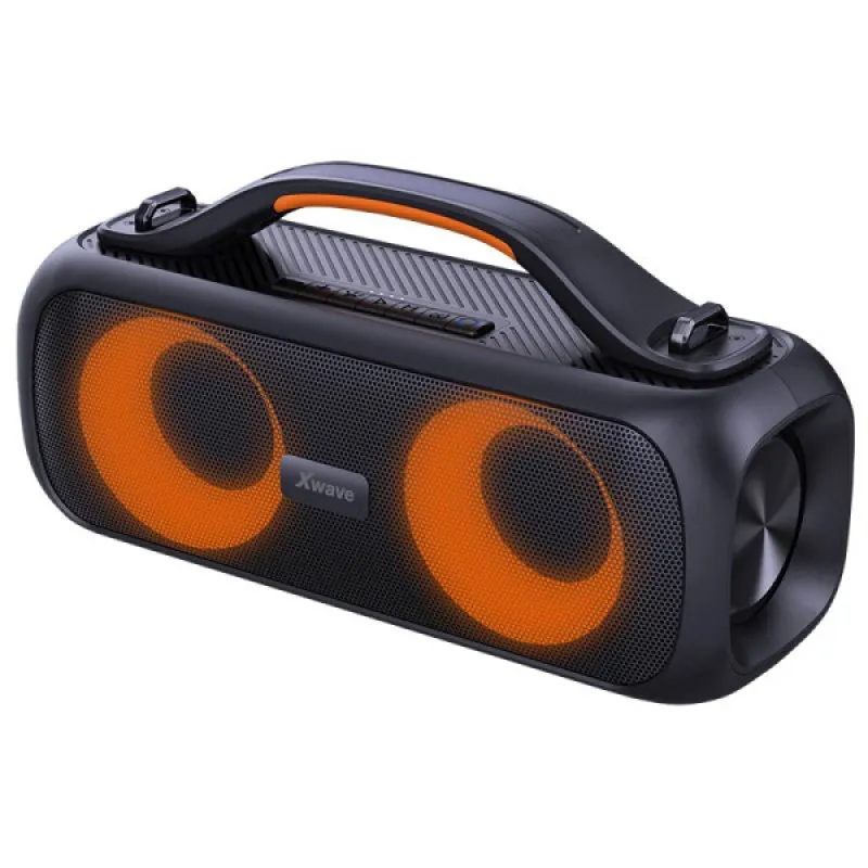 Xwave B lucky Bluetooth zvucnik TWS / v5.0 / 60W / USB / FM / Aux / 3000mAh / Rhythmic RGB LED