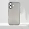Futrola MATTE silikon sa zastitom za kameru za iPhone 16 (6.1) siva