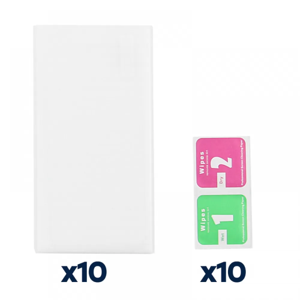 Zastitno staklo 2.5D (obicno staklo) za iPhone 16 Pro Max (6.9) 10in1 (10 kom)