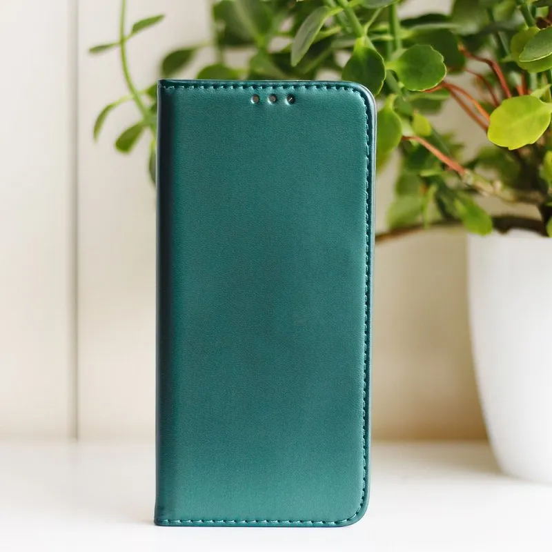 Futrola flip SMART MAGNETO BOOK (Magnetic case) za Samsung Galaxy M15 5G zelena