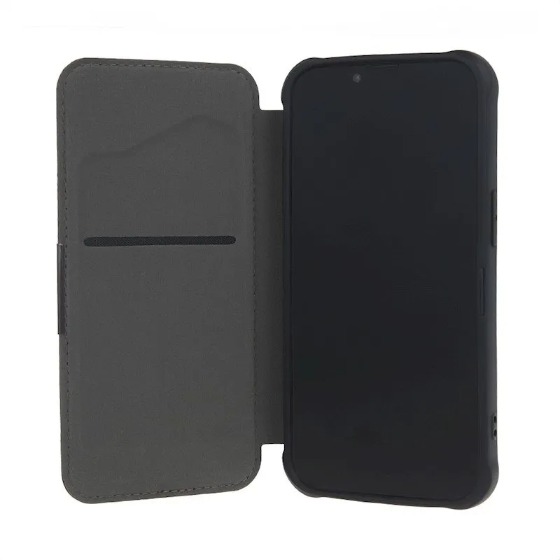 Futrola flip RAZOR BOOK (Smart Carbon case) za Xiaomi Redmi 13C 4G / Poco C65 crna