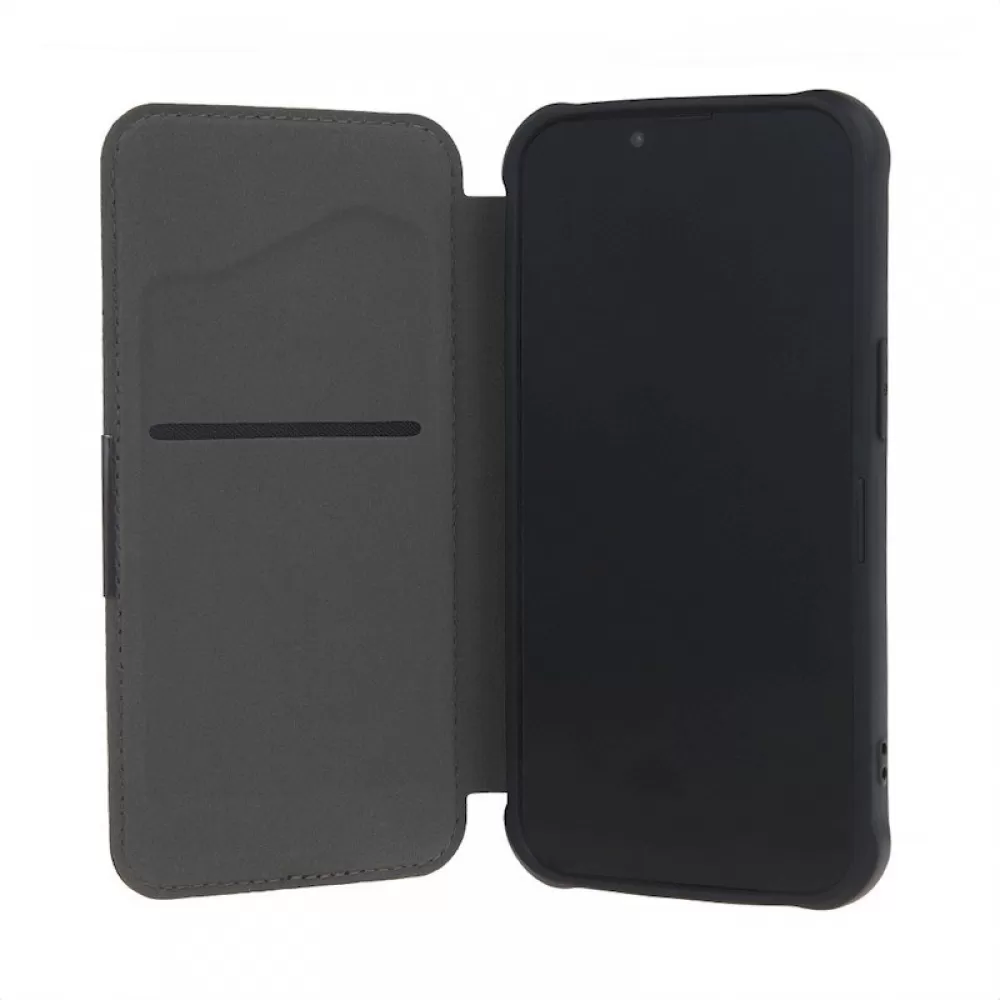 Futrola flip RAZOR BOOK (Smart Carbon case) za iPhone 16 Pro Max (6.9) tamno plava