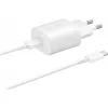 Kucni punjac Samsung (bez pakovanja) EP-TA800W + DA705BWE 25W, 3A, 1 x USB-C, sa USB-C kablom GP-PTU021SOAWQ beli