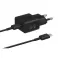 Kucni punjac Samsung 25W, 3A, 1 x USB-C, sa USB-C kablom  EP-T2510XBEGEU crni
