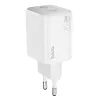 Adapter (Kucni punjac) HOCO. N42 2 x Type C PD QC 45W GaN beli