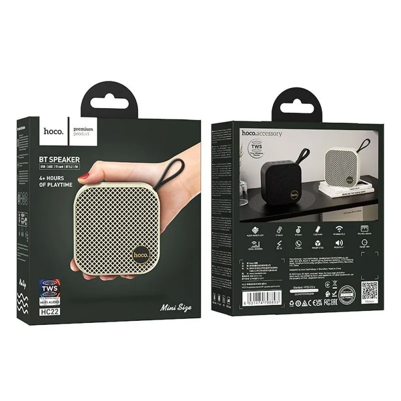 Bluetooth zvucnik Hoco. HC22 beli