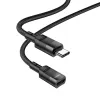 HOCO adapter OTG Type C (muski) na Type C (zenski) 3A U107 1,2 m crni