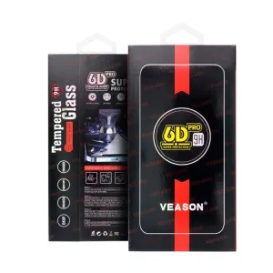 Zastitno staklo 6D Pro VEASON za Samsung Galaxy A06 4G / A06 5G / A08 4G crna