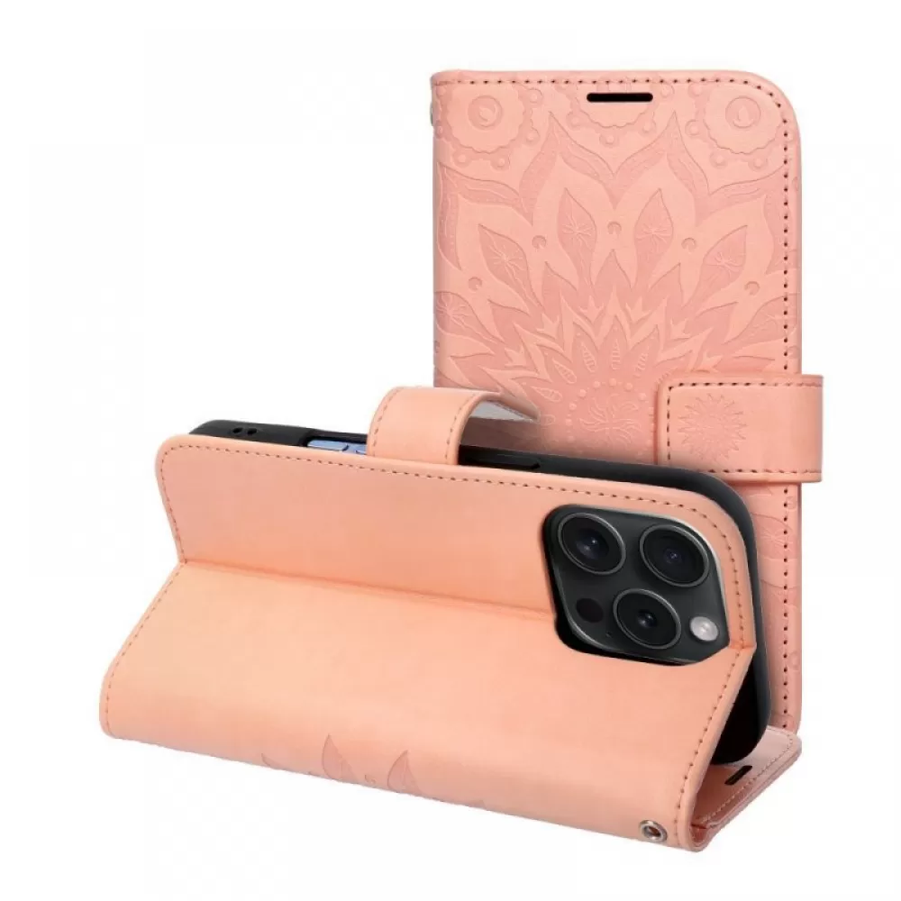 Futrola flip MEZZO BOOK za IPHONE 16 Pro mandala peach fuzz