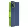 Futrola BI FOLD MERCURY (fancy book) za IPHONE 16 teget sa zutim