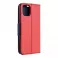 Futrola BI FOLD MERCURY (fancy book) za IPHONE 16 crvena sa teget