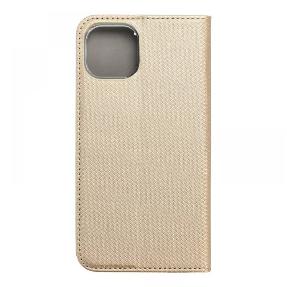 Futrola flip SMART CASE BOOK (Smart Magnet case) za iPhone 16e SE 2025 zlatna