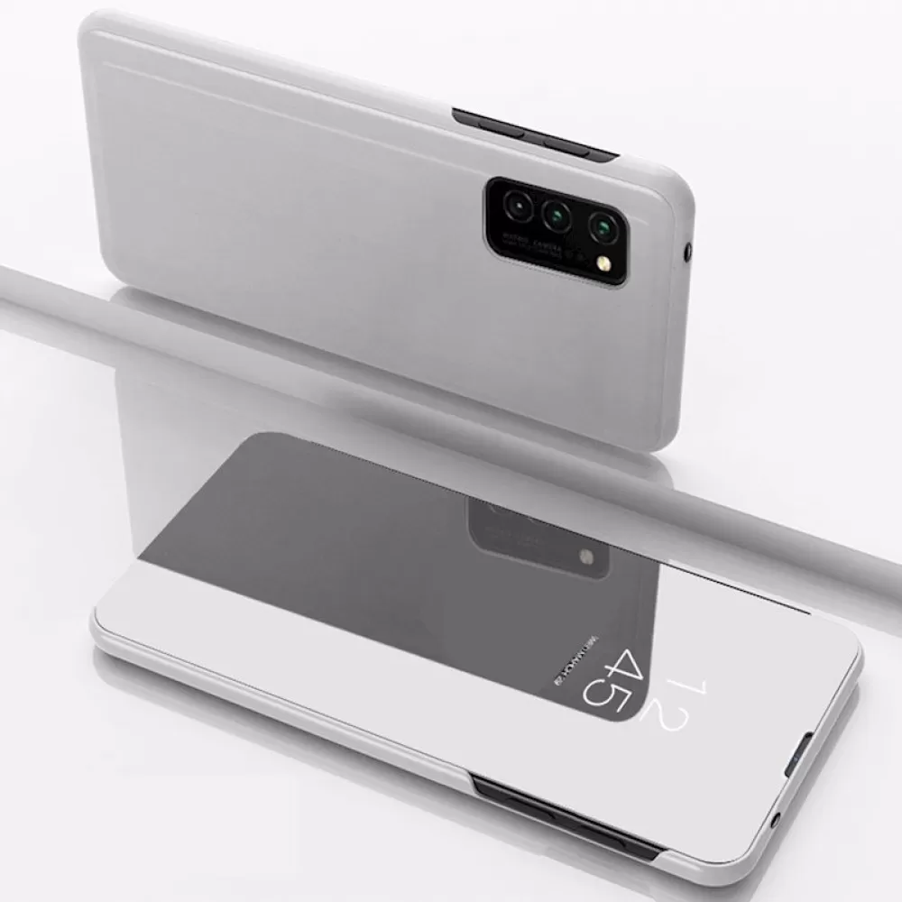 Futrola Smart Clear View za Samsung Galaxy A35 5G srebrna