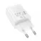 HOCO zidni punjac USB A + Type C PD QC3.0 3A 30W N63 beli