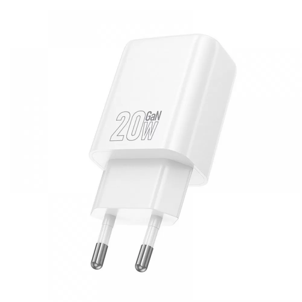HOCO zidni punjac USB A + Type C PD QC3.0 3A 20W N61 beli