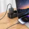 HOCO zidni punjac USB A + Type C + kabl Type C na Lightning PD QC3.0 3A 30W N63 crni