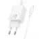 HOCO zidni punjac USB A + Type C + kabl Type C na Lightning PD QC3.0 3A 30W N63 beli